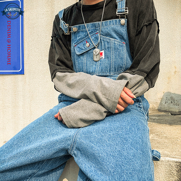 Denim Overalls Cargo Old School