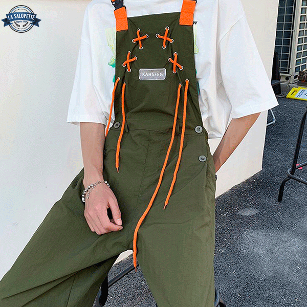 Work Overalls Lace Up
