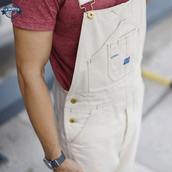 Work Overalls White Plumber