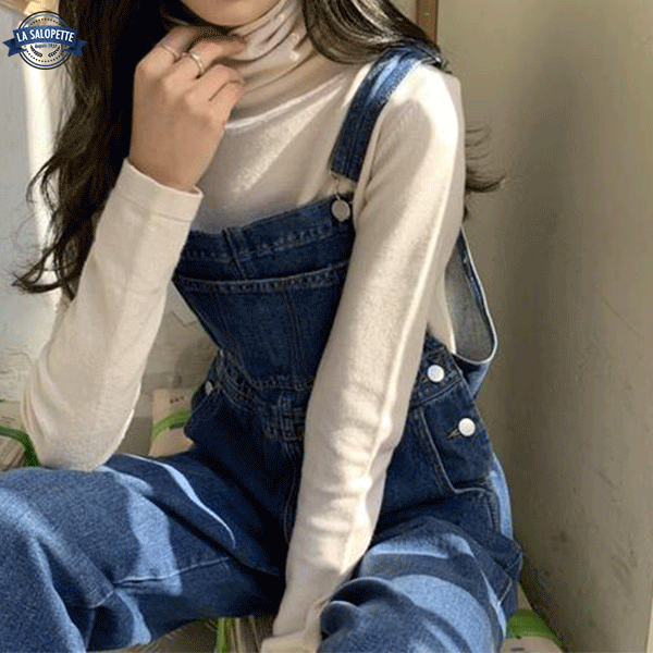 Denim Overalls Blue Denim Milano