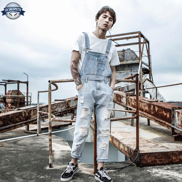 Denim Overalls Amsterdam City Bike