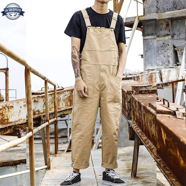 Work Overalls Beige Cream