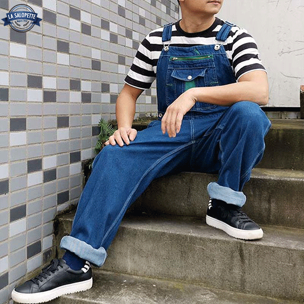 Worksite Blue Overalls | La Salopette