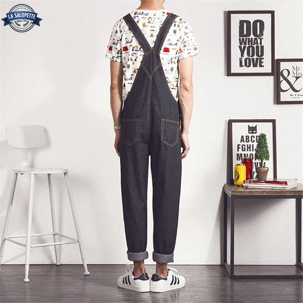 Salopette Denim Homme Vintage