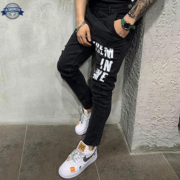 Bellicci Men's Black Jean Overalls