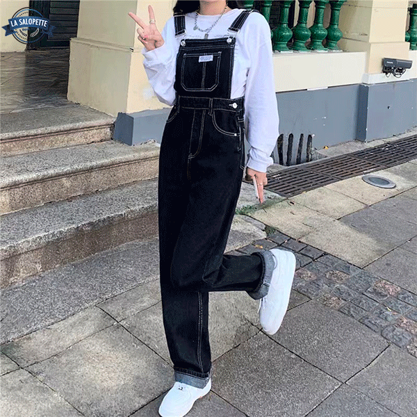 Denim Overalls Blue Flare