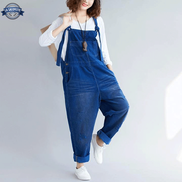 Denim Overalls of Ikebana Workshop