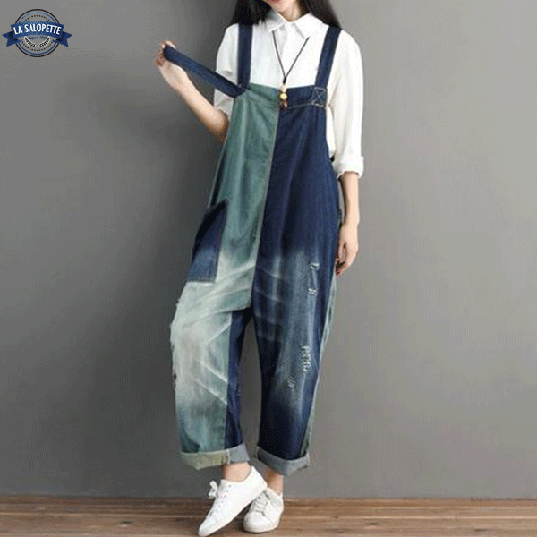 Denim Overalls Wide Versus