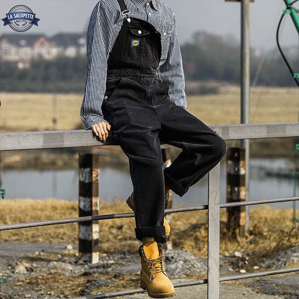 Denim Overalls Rameau Black