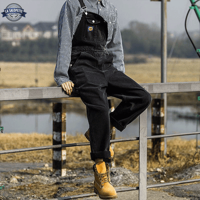 Denim Overalls Rameau Black