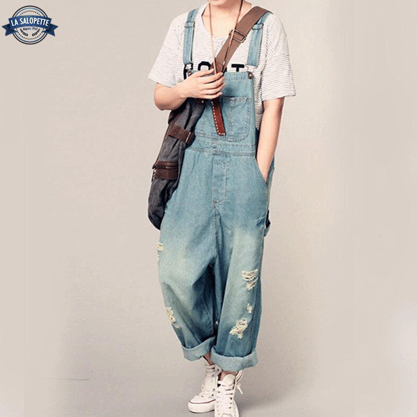 Vintage Overalls Female Painter