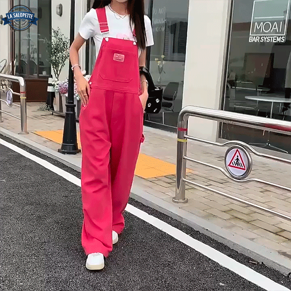 Denim Overalls Pink Lina