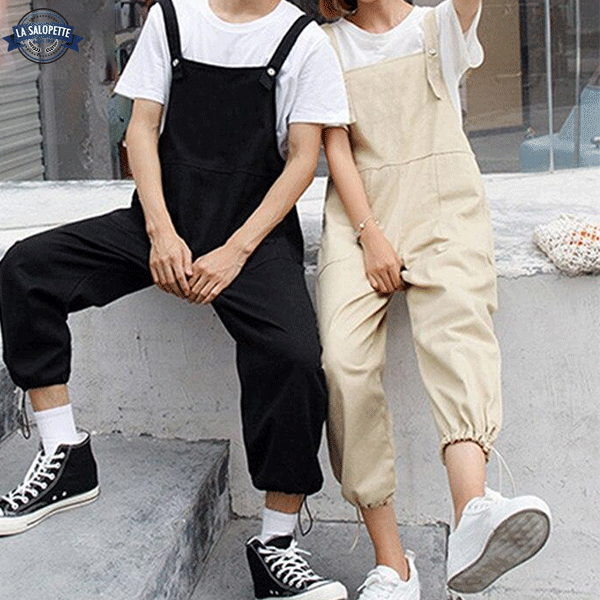Vintage Overalls Woman Streetwear