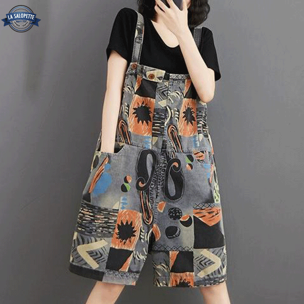 short overalls Retro Kendo