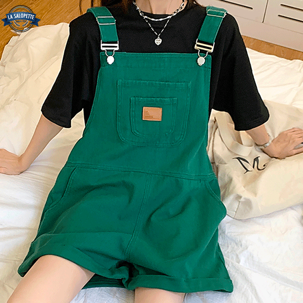 Short Overalls Fir Green