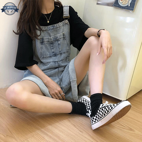 Short Overalls Classic Women's Jeans