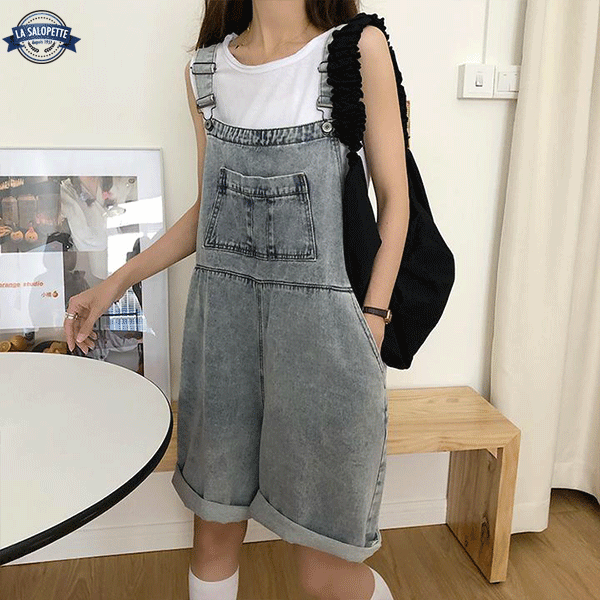 Short Overalls Classic Women's Jeans