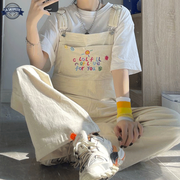 Vintage Overalls Harajuku Corduroy