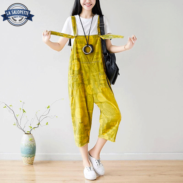 Vintage Overalls Lemongrass Yellow