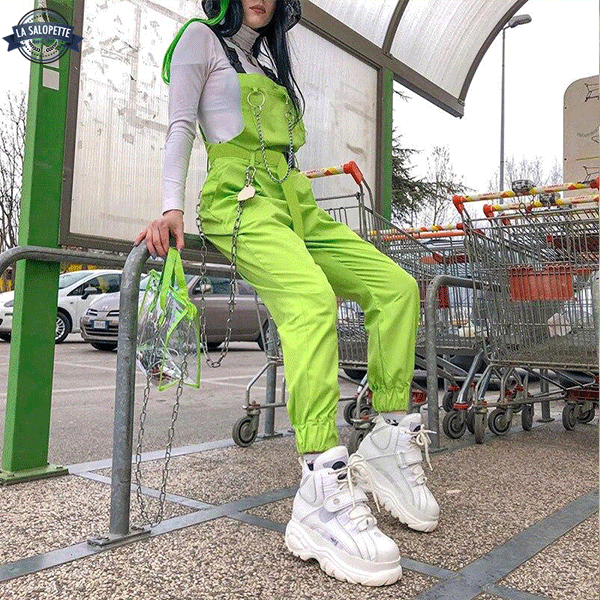 Vintage Overalls Streetwear Faces